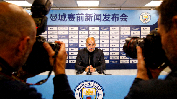 瓜迪奥拉出席赛前新闻发布会